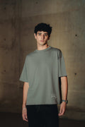 Patch Tee Stone Grey