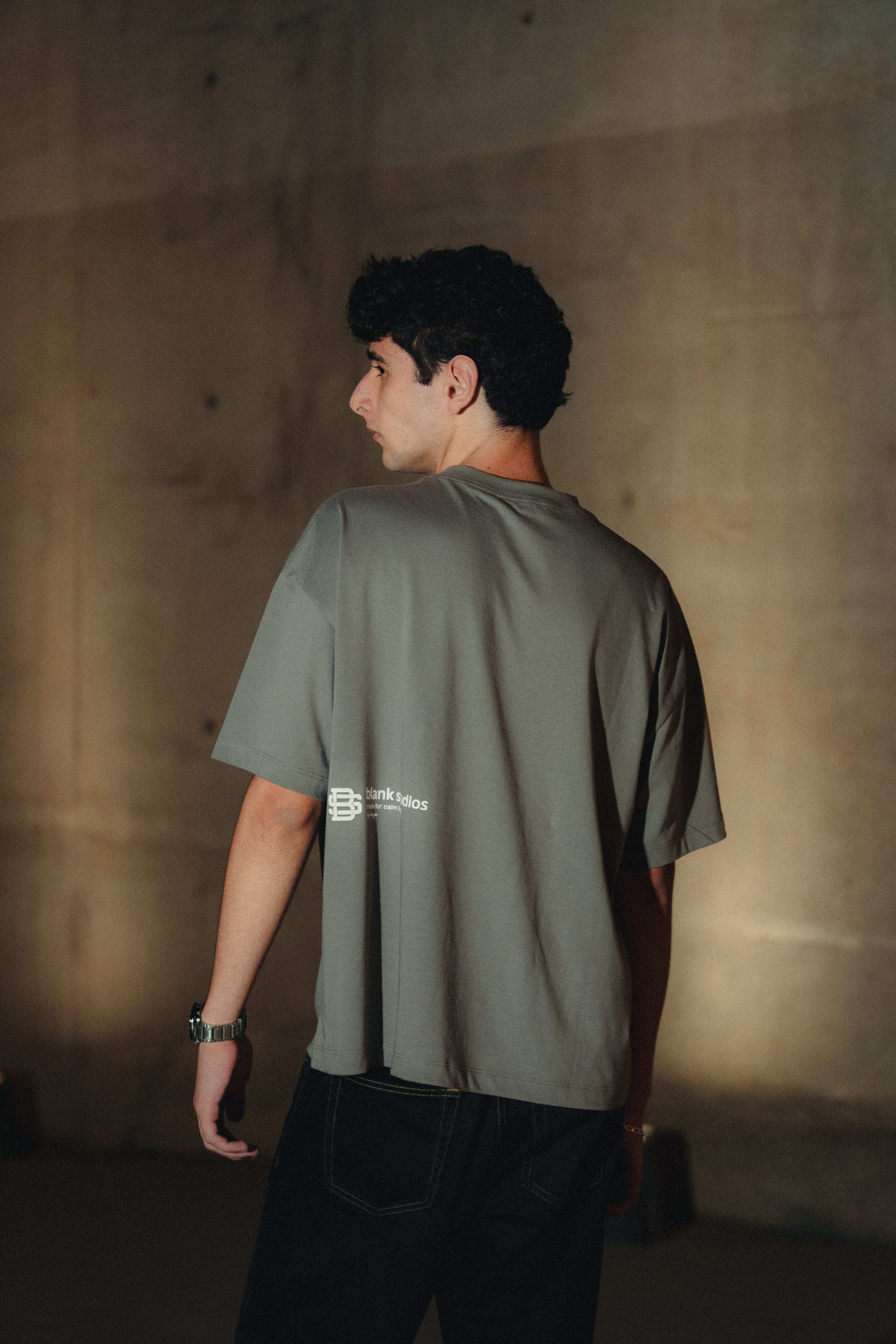 Patch Tee Stone Grey