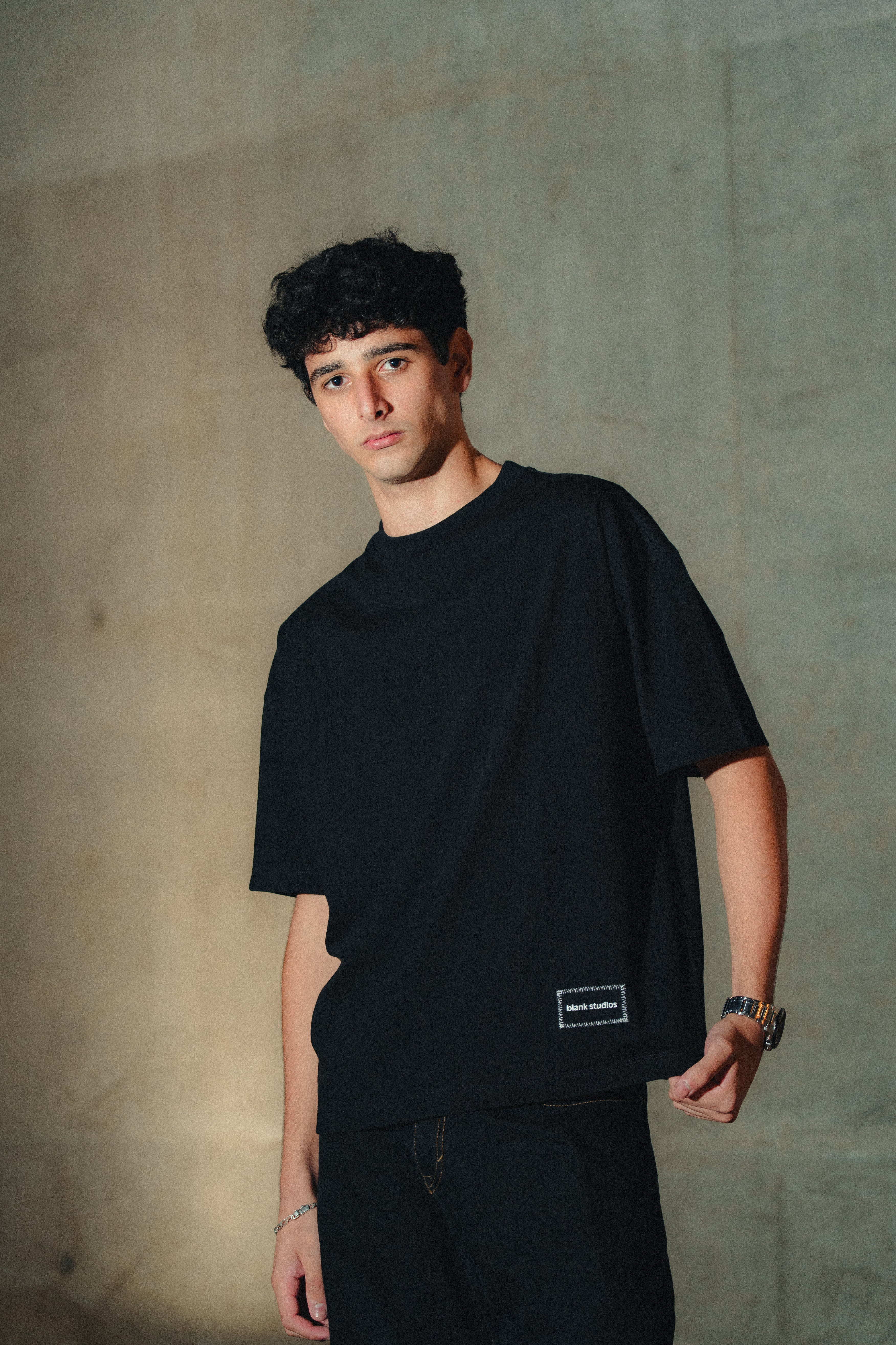 Patch Tee Deep Black