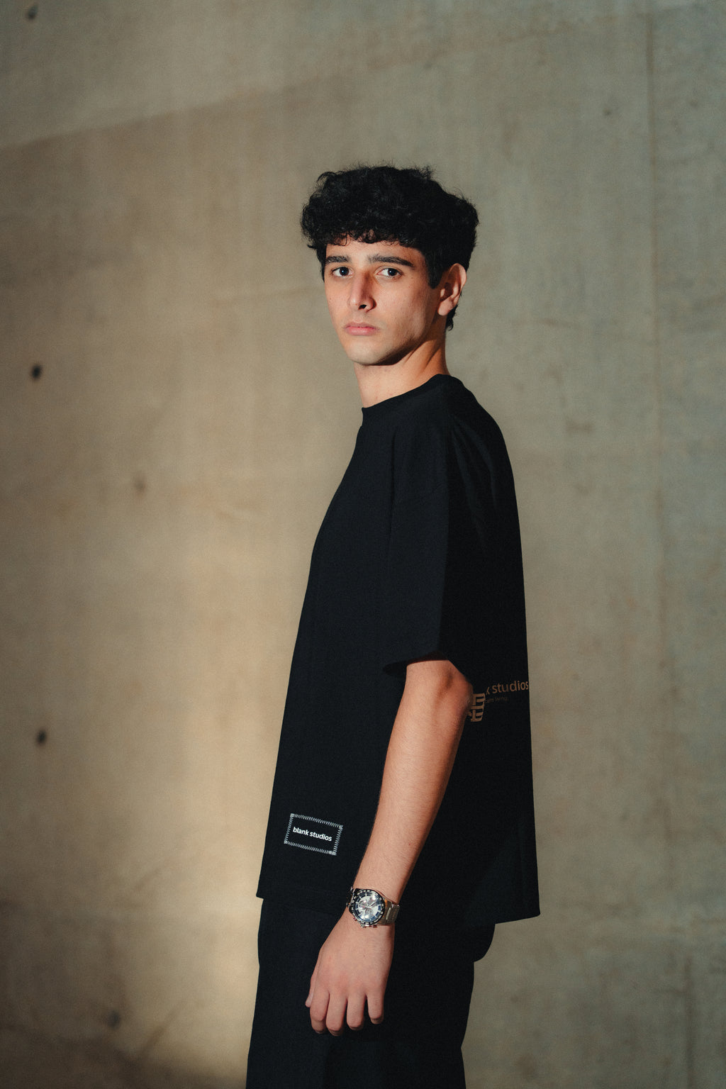Patch Tee Deep Black