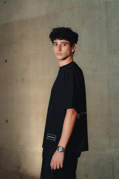 Patch Tee Deep Black