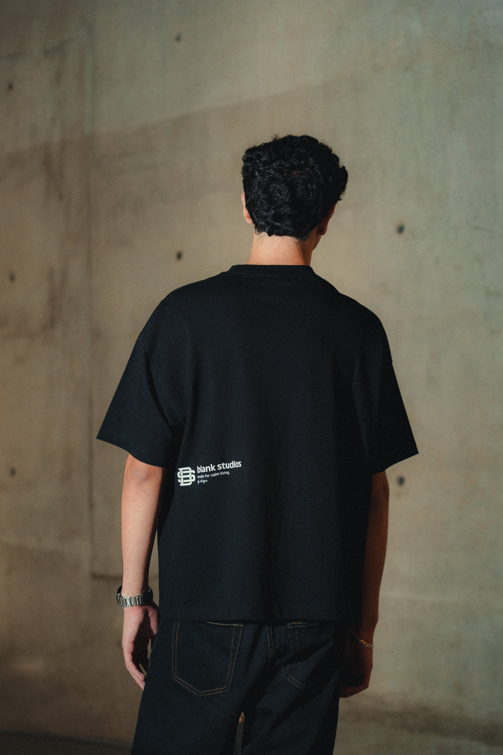 Patch Tee Deep Black